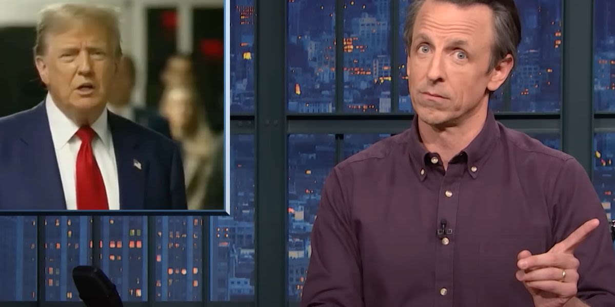 Seth Meyers Goes ‘Out On A Limb’ With Donald Trump Jail Prediction: ‘For Real!’