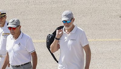 El Rey Felipe VI aterriza en Mallorca para una competición deportiva