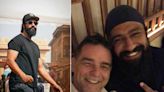 Vicky Kaushal chills with her brother-in-law Mike in London, latter posts a picture of them having dinner together - Times of India