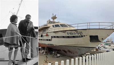 El yate del amor de Liz Taylor y Richard Burton se pudre en un puerto de Almería