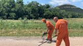 Inmates fixing Taylor County, one pothole at a time