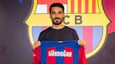 Barcelona presentó a Ilkay Gündoğan y el presidente culé lo llenó de elogios, en lo que pareció una solapada crítica a Lionel Messi