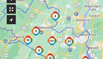 Power outages: Lower Hudson Valley customers left in dark after Wednesday storm