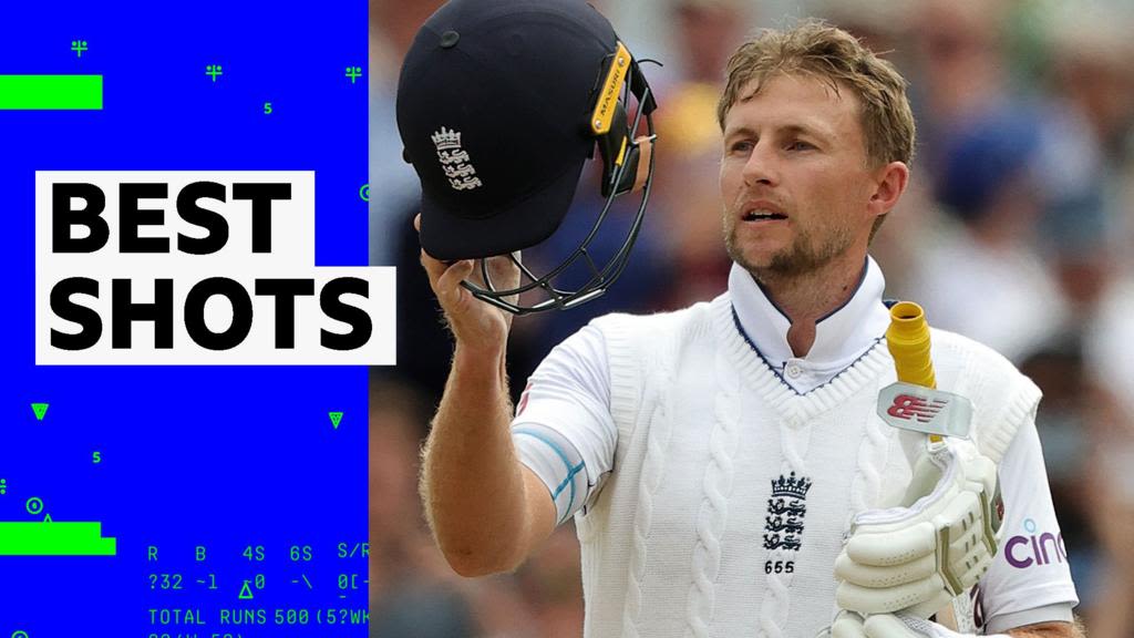 England vs West Indies: Watch the best shots from Joe Root's 'brillaint' hundred