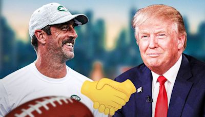 Jets' Aaron Rodgers posts about Donald Trump handshake at UFC 302