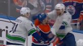 Connor McDavid Hit With Nasty Crosscheck From Canucks Player After Final Whistle