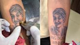 Man Tattoos Delhi's Vada Pav Girl's Face On His Arm. Internet Says "Cover Up"
