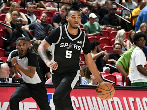 Stephon Castle injury: Spurs' top draft pick out for rest of Summer League with sprained wrist