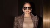 Jennifer Lopez Wore This Seasonless Sheer Top With Just a Bra Underneath