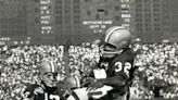 Who were the 5 players taken before Jim Brown in the 1957 NFL draft?