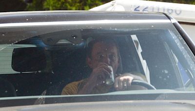 Ben Affleck flashes wedding ring leaving ex Jennifer Garner's house