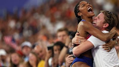 Video of Tara Davis-Woodhall's Husband Celebrating Her Gold Medal Is Instant Tearjerker