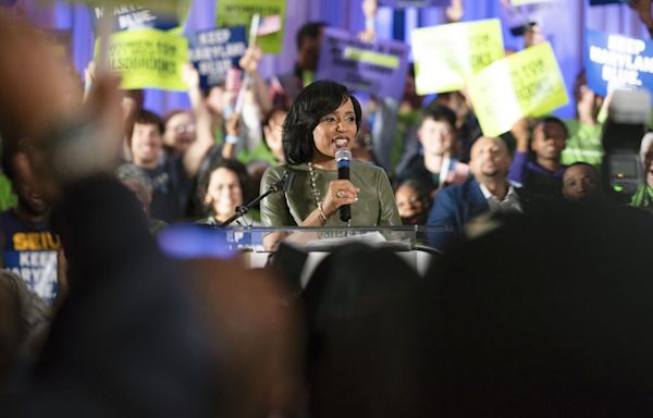 Angela Alsobrooks joins Kamala Harris at a gun-control rally, promises tough laws if sent to Senate