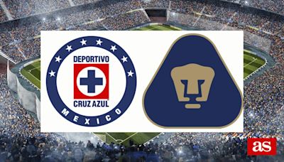 Cruz Azul vs Pumas: estadísticas previas y datos en directo | Liga MX - Clausura 2024