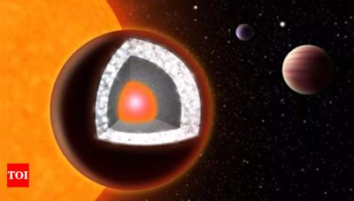 NASA found a planet made of diamond that is 9 times bigger than the Earth - Times of India