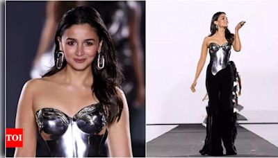 Alia Bhatt makes her debut at Paris Fashion Week, walks ramp in style alongside Kendall Jenner, Cara Delevingne and others | Hindi Movie News - Times of India