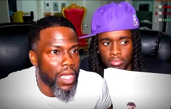 Kevin Hart Joins Kai Cenat's Hilarious Livestream - Night of Comedy Surprises Included A Step Stool and A Snake! | WATCH | EURweb