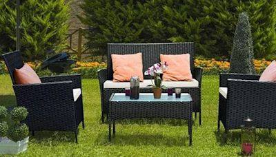 Amazon's top-rated four-piece garden furniture set is perfect for summer