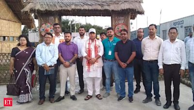 Assam's Industry Minister Bimal Bora visits Pepsi India project site at Nalbari