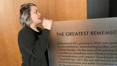 Exhibit chronicles public mourning over Muhammad Ali in his Kentucky hometown