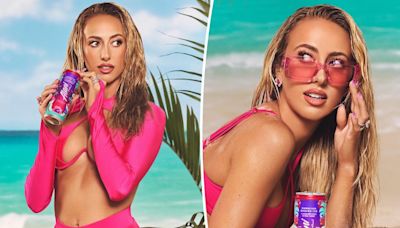 Brittany Mahomes is beach ready in hot pink cutout bikini: ‘About to go on Love Island’