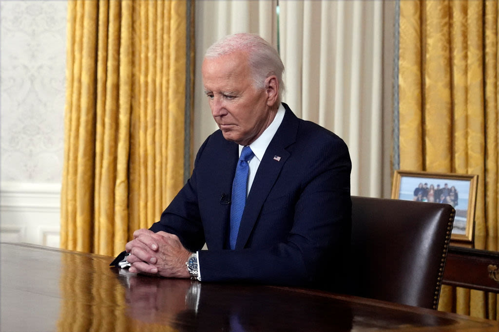 Maybe the Almighty weighed in: Joe Biden passes the torch — but won't say why
