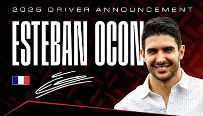 Esteban Ocon to drive for Haas F1 team from 2025