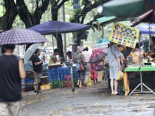 颱風凱米逼近 民眾傳統市場採買（2） (圖)