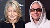 Martha Stewart responds to fans wanting her to date 'sort of cute' Pete Davidson: 'He's dated so many women'