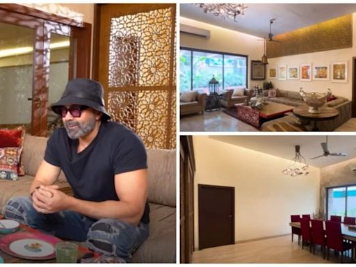 Step inside Bobby Deol's massive home in Mumbai where he lives with Dharmendra, Sunny Deol and family. Watch