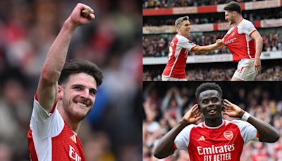 Arsenal player ratings vs Bournemouth: Declan Rice is a £105m bargain! England midfielder oozes class as Gunners show Man City they're ready to take Premier League title fight to the wire | Goal.com Malaysia