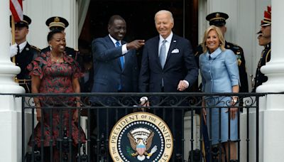 Biden pulls out all the stops for Kenya’s leader with largest state dinner of presidency so far