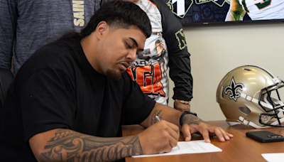 New Orleans Saints sign tackle Taliese Fuaga to four-year contract