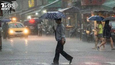 10縣市留意！氣象署發布大雨特報 短延時強降雨到晚上