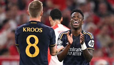 Bayern Munich 2-2 Real Madrid: Vinicius Junior scores twice as Real draw with Bayern