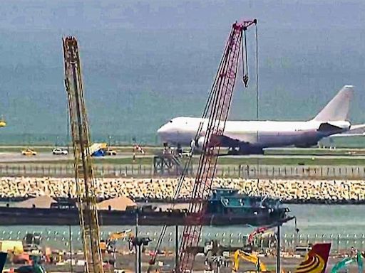 Hong Kong airport shuts north runway after cargo plane tyre bursts