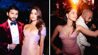 Anant Ambani-Radhika Merchant Italy bash official pics out: Bollywood star Janhvi Kapoor, Ananya Panday paint town pink