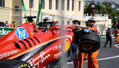 Leclerc crashes as Verstappen heads opening practice in Azerbaijan