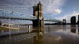 National Weather Service issues flood warning. Minor flooding of the Ohio River expected