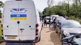 Huge boost to Ukraine as convoy of vehicles scrapped under Ulez arrive at front