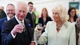 King Charles and Queen Camilla enjoy a glass of whisky in Edinburgh