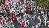 San Fermín 2024: puntazo en la frente en la curva de Mercaderes