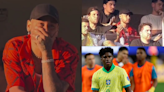...Neymar goes viral for exasperated reaction to Brazil's dismal Copa America draw with Costa Rica as he's left visibly angry by Vinicius Junior substitution after attending game with NBA star Jimmy...