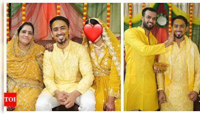 Bigg Boss OTT 3 fame Adnaan Shaikh all set to get hitched; radiates joy in Haldi celebration photos - Times of India