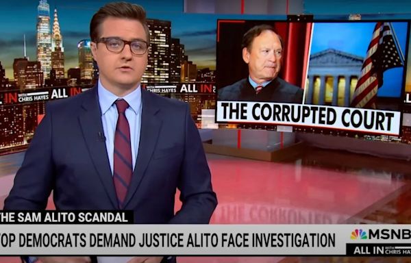 Chris Hayes Says Supreme Court Justice Alito Flying Conservative Flags Show He Thinks He Answers to No One | Video