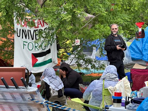 Universidad en Detroit suspende clases presenciales por campamento propalestino