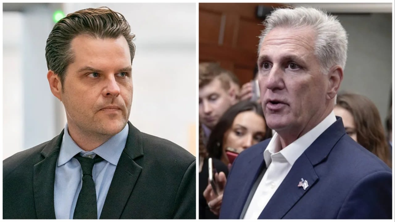 McCarthy calls Gaetz ‘Hunter Biden of the Republican Party,’ backs challenger