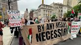 Anti-Israel protestors clash with NYC police leading to dozen arrests