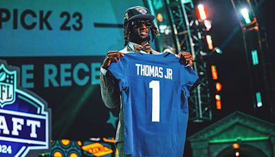 Rookie WR Brian Thomas Jr.’s speed a boost for Trevor Lawrence, Jaguars offense