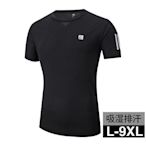 L-9XL 冰絲衣男 150KG可穿 透氣凉感 加大尺碼  男上衣QW【潤虎百貨】